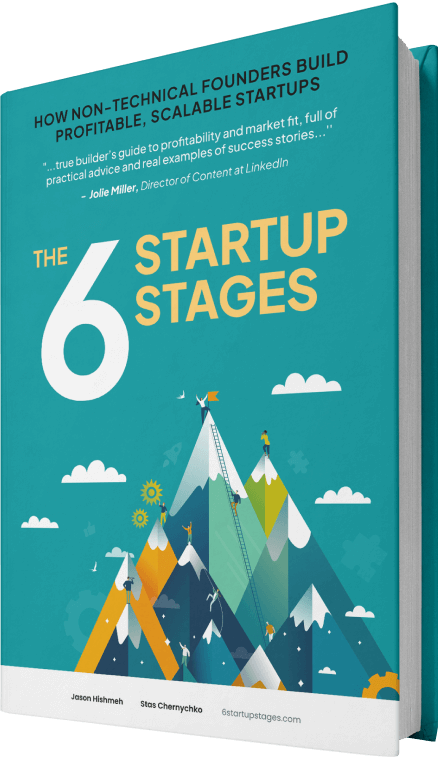 6 startup stages book image